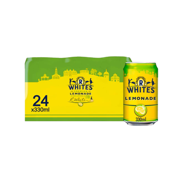 R Whites Lemonade 24x 330Ml