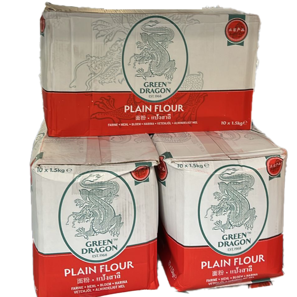 Green Dragon Plain Flour 10x1.5kg