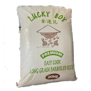 RICE EASY COOK PARBOILED (LUCKY BOY)   20kg