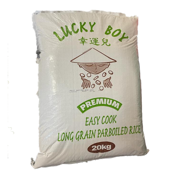 RICE EASY COOK PARBOILED (LUCKY BOY)   20kg