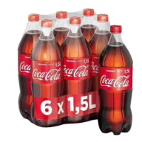 Coke Bottles 6 x 1.5 litre ( EU Stock )