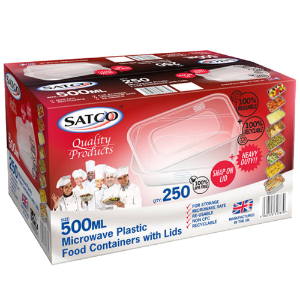 Satco C500 Tray+Lid Red