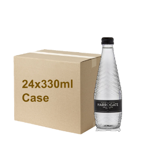 Water Glass Bottle 24x330ml Case