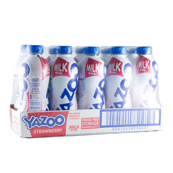 Yazoo Milkshake Strawberry 10x400ml