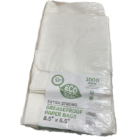 MP GREASEPROOF BAGS 8.5"*8.5" (1000)