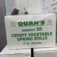 Quans Spring Roll Veg 50pcs