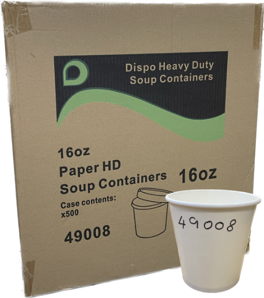 DISPO 16oz HD SOUP CONTAINER 500ml (500)