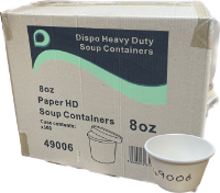 DISPO 8oz HD SOUP CONTAINER 250ml (500)