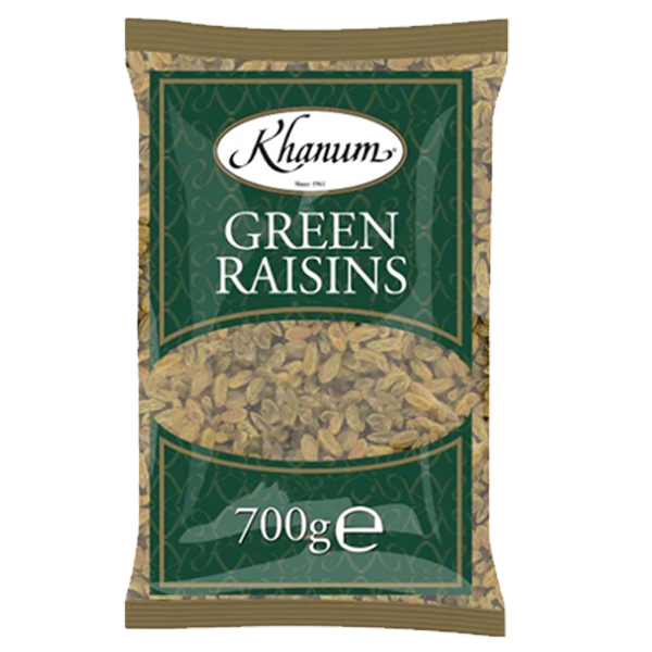 Khanum Green Raisin 700G Pkt