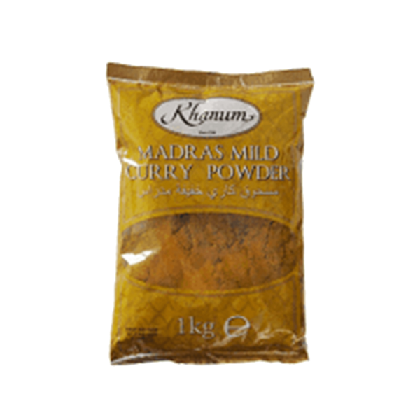 Khanum Madras Mild Curry Powder 1Kg