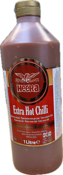 Heera Extra Hot Chilli Sauce 1lt