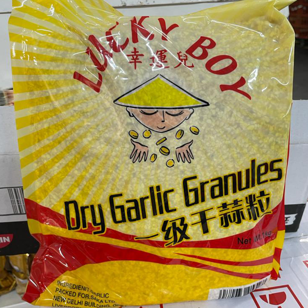 Lucky Boy Garlic Bits 1kg  Pkt