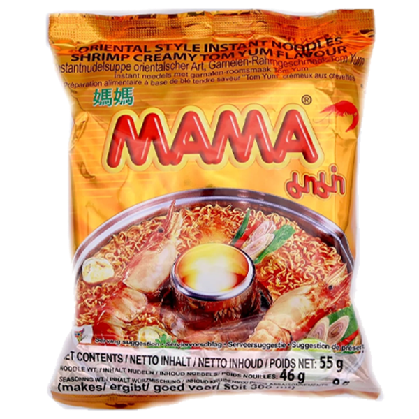 Mama Creamy Shrimp Tom Yum 20x90g